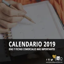Portada del calendario comercial de 2019