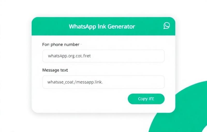 Vista previa de Crear Enlace WhatsApp