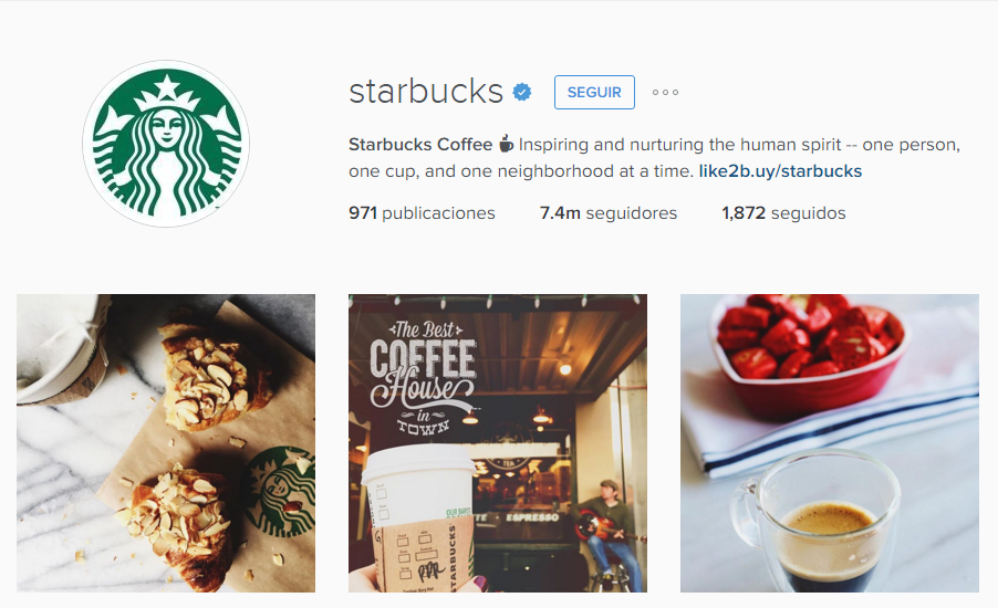 Estrategia en redes sociales de Starbucks