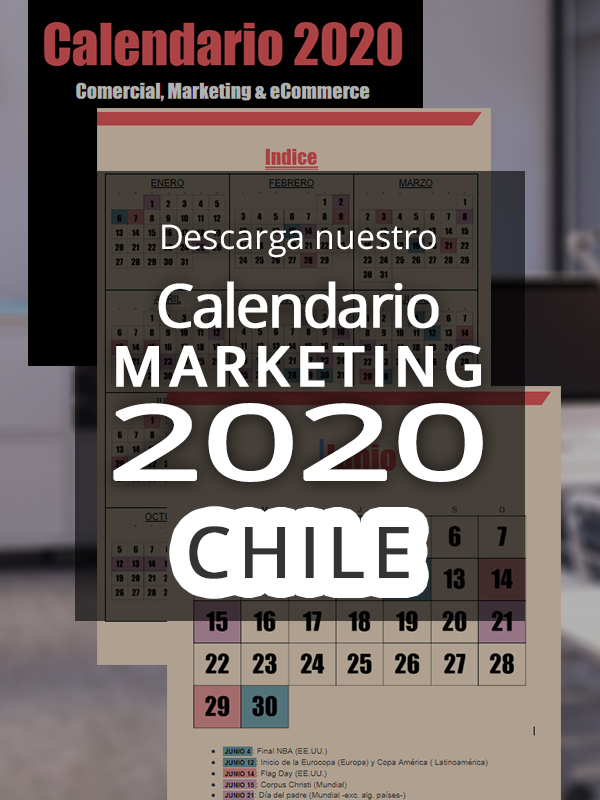 anuncio Calendario ecommerce 2020 Chile