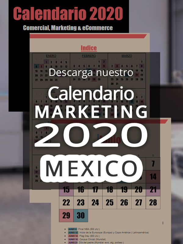 anuncio Calendario ecommerce 2020 Mexico