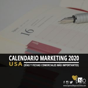 Calendario comercial 2020 Estados Unidos | Calendario Marketing 2020 Estados Unidos