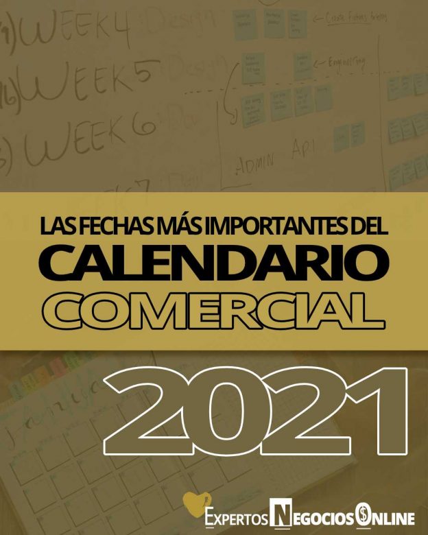 Calendario comercial 2021 Gatuito -Marketing & eCommerce