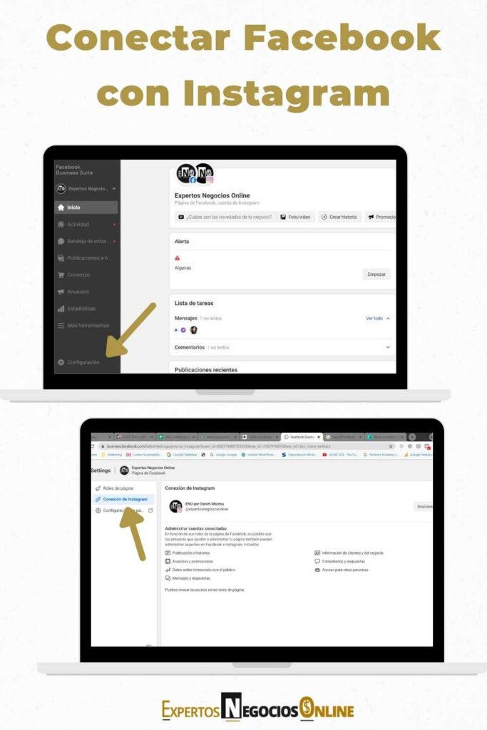 Conectar Instagram con Business Suite