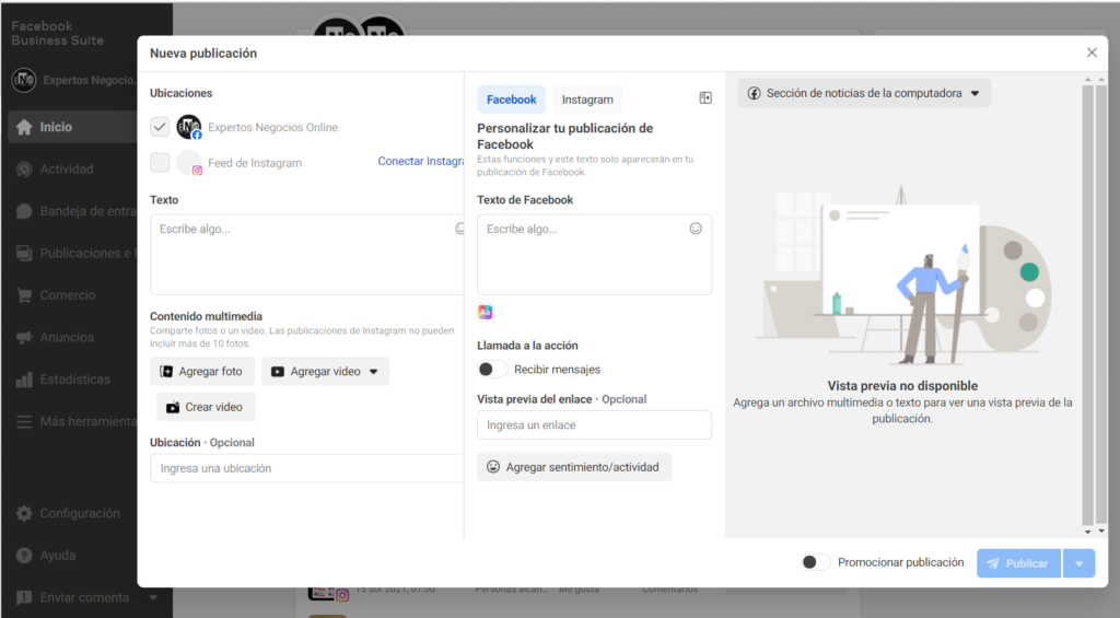 Programar stories para Instagram