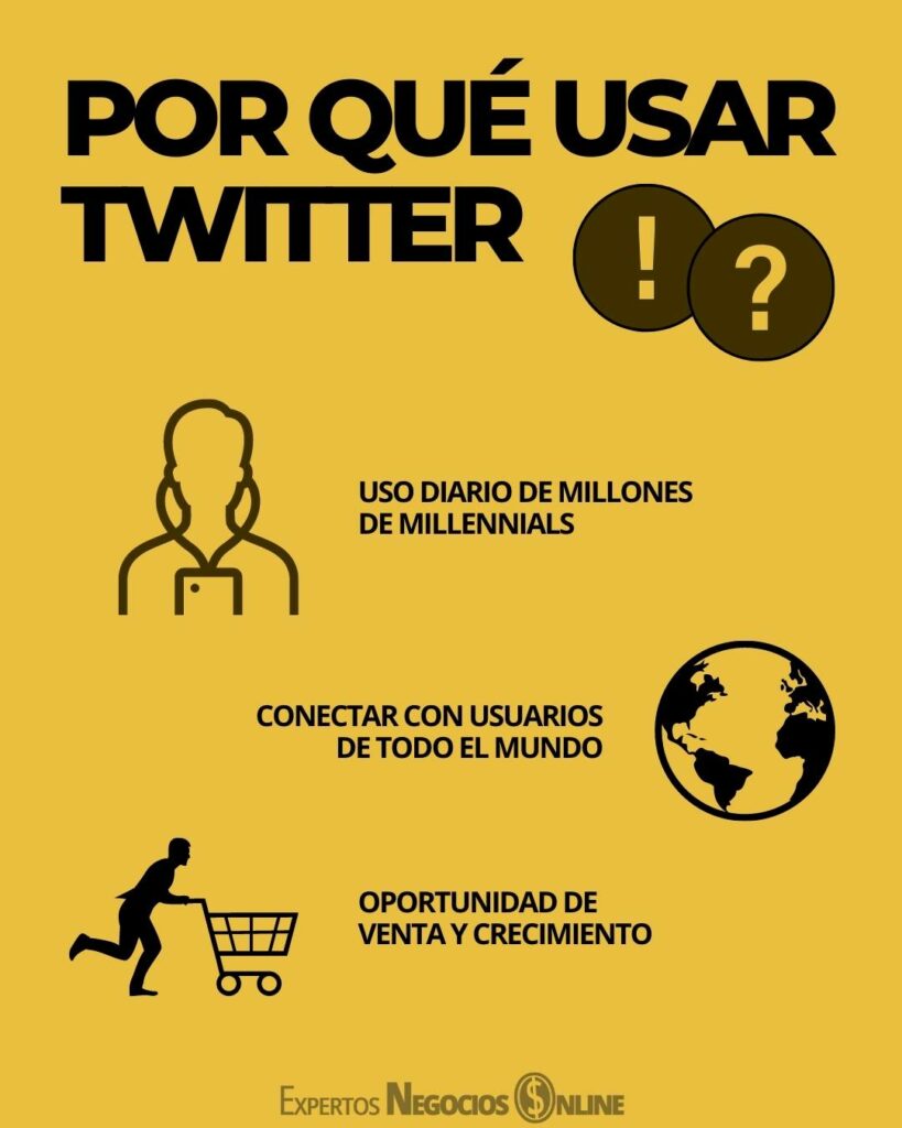 POR QUÉ USAR TWITTER