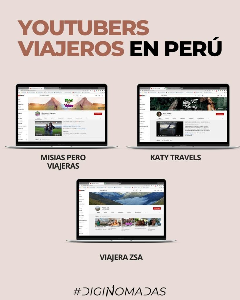 YouTubers viajeros peruanos
