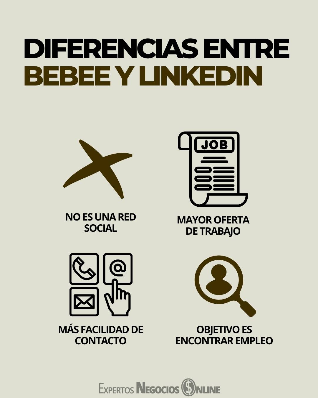 Diferencias entre Bebee y Linkedin