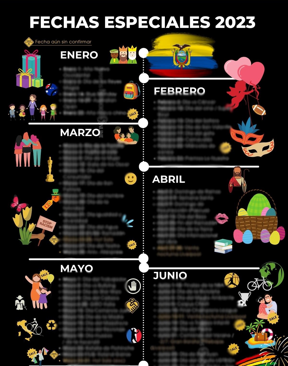 CALENDARIO ECUADOR ECM 2023