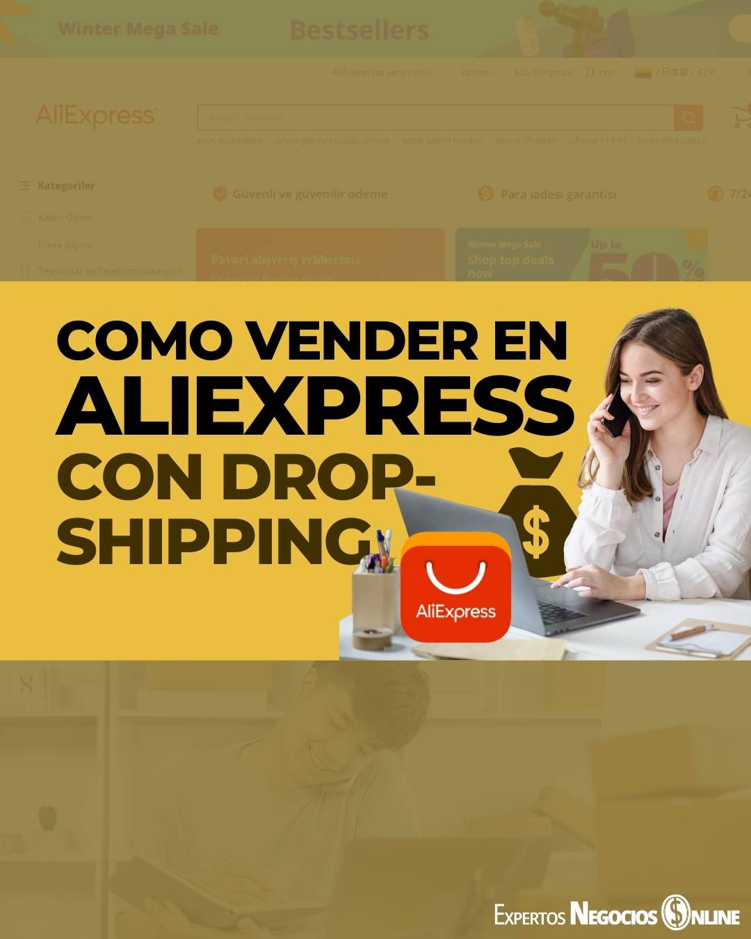 Cómo vender en AliExpress con dropshipping paso a paso