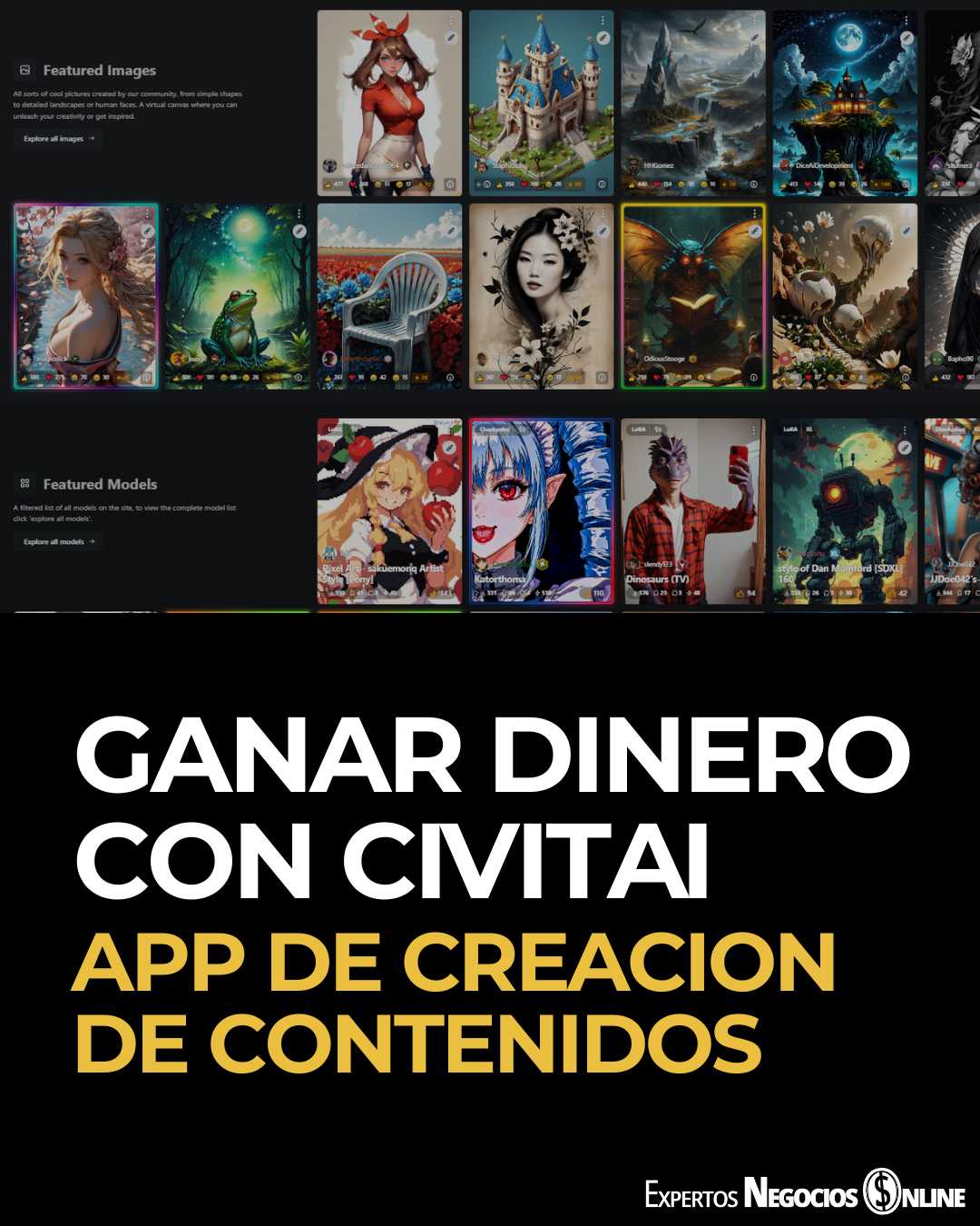 Civitai. Que es, como usar y como ganar dinero con esta plataforma de creacion de contenidos IA