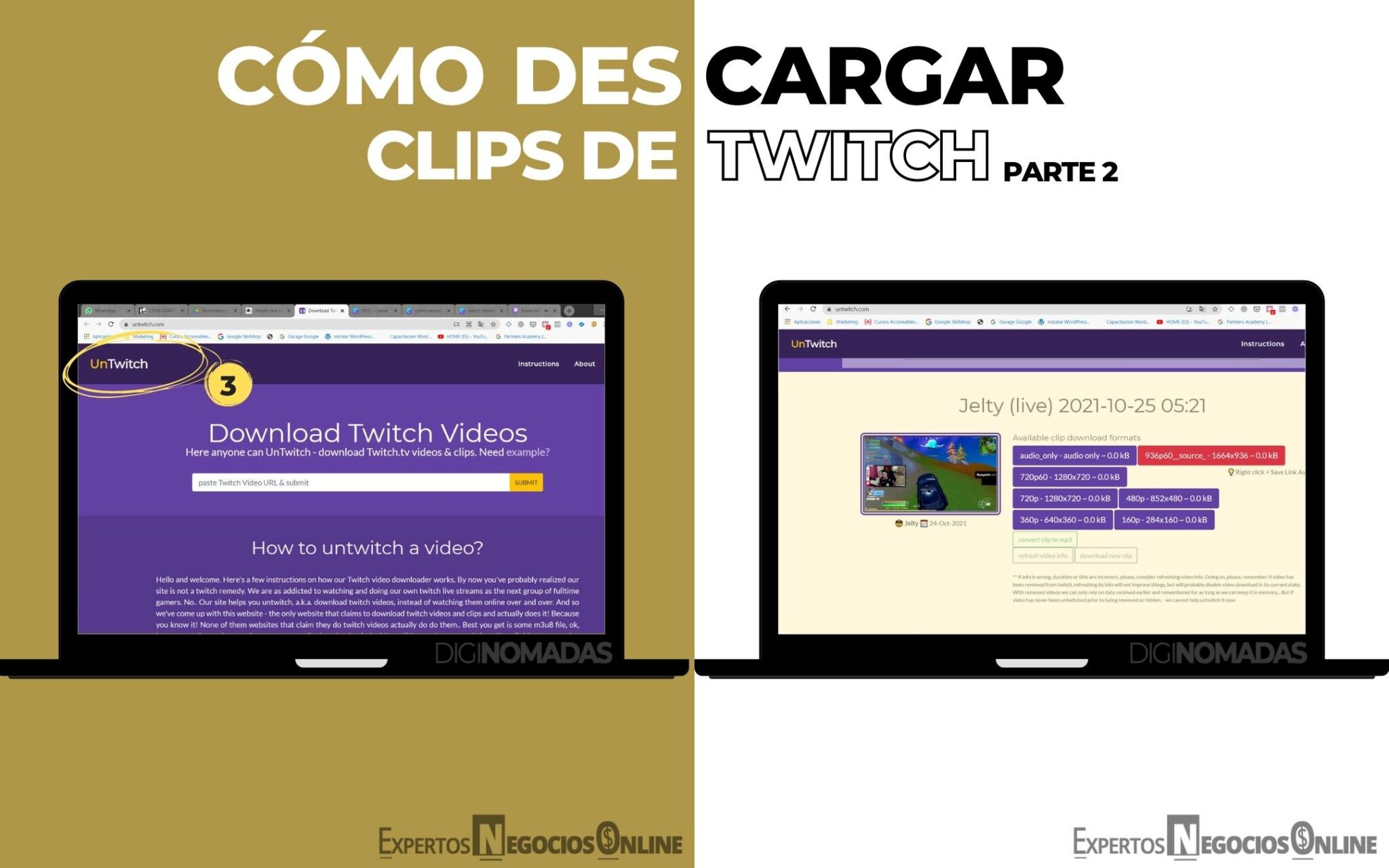 Cómo Descargar Clips De Twitch Con UnTwitch | Descargar Videos