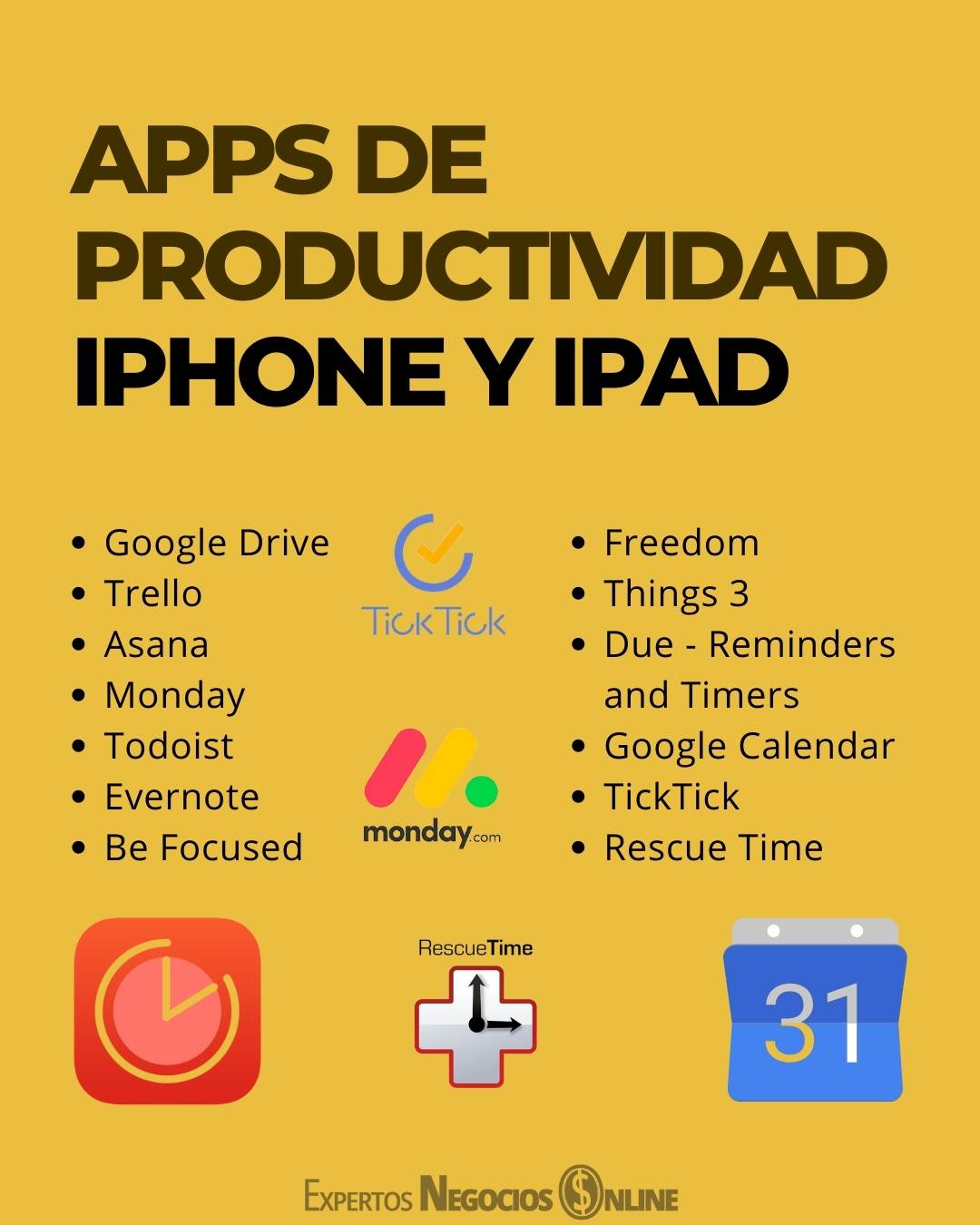 Mejores Herramientas De PRODUCTIVIDAD | APPS Android Y IOS